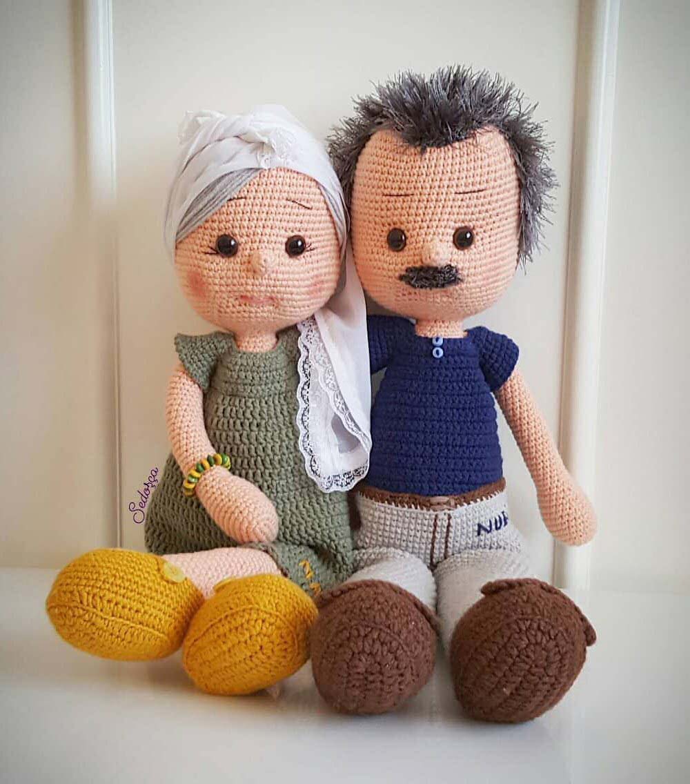 Amigurumi Dede Ve Nine 35 Resim