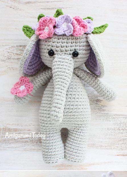 Amigurumi Fil 68 Resim