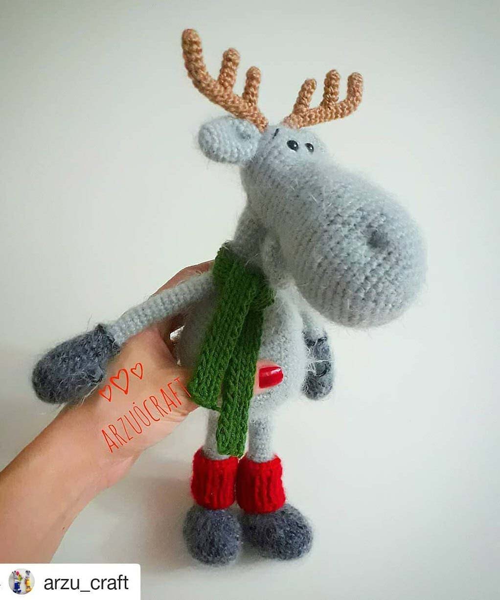 Amigurumi Geyik 34 Resim