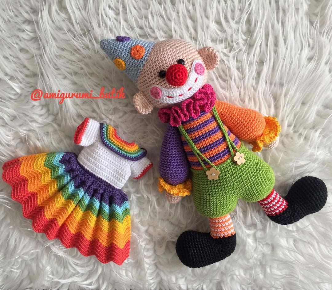 Amigurumi Palyaço 31 Resim