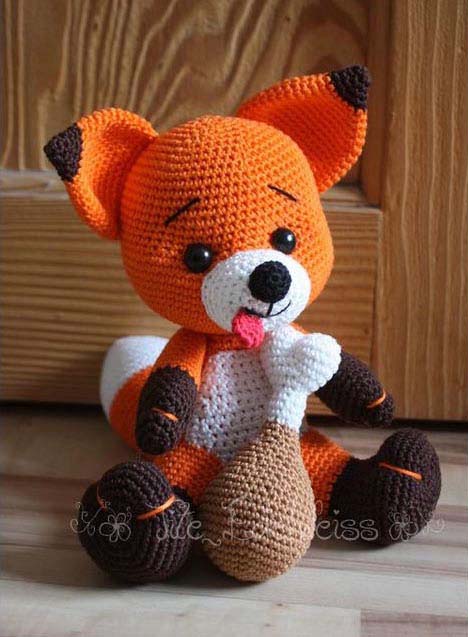 Amigurumi Tilki 79 Resim