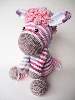 Amigurumi Zebra 16 Resim