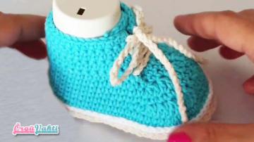 6 Aylık Bebek Bot Patik Modeli Yapımı Anlatımlı Videolu