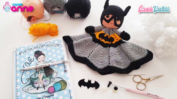 Amigurumi Bebek Batman Uyku Arkadaşı Yapılışı Videolu Anlatımlı