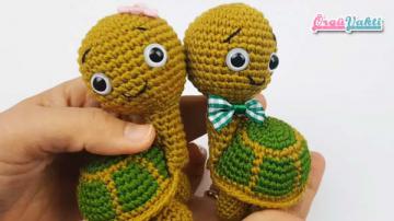 Amigurumi Kaplumbağa Yapılışı Anlatımlı Videolu