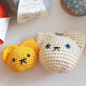 Amigurumi Kedi Anahtarlık Yapımı