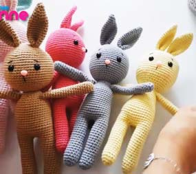 Amigurumi Kolay Oyuncak Tavşan Yapımı