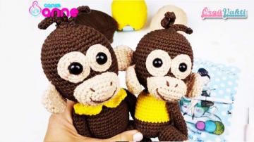 Amigurumi Maymun Yapılışı Anlatımlı Videolu