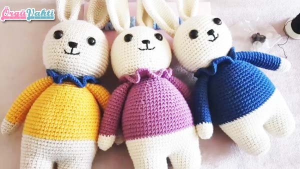 Amigurumi Tavşan Yapılışı Anlatımlı Videolu