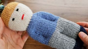 İki Şiş Örgü Bebek Yapılışı