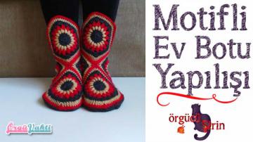 Kilim Motifli Ev Botu Yapımı Anlatımlı Türkçe Videolu