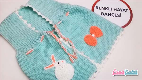 Kolay Ve Güzel Bebek Yelek Modeli Yapılışı Anlatımlı Videolu