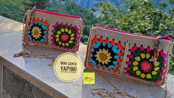 Mini Motif Çanta Yapılışı