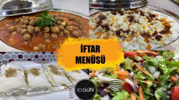 Ramazan İftar Menüsü 19