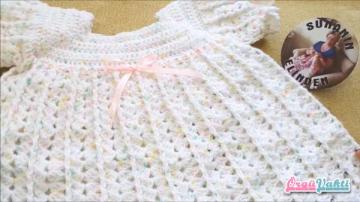Tini Mini Kız Bebek Elbisesi Yapımı Anlatımlı Videolu