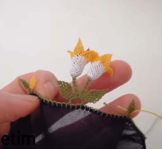 İğde Çiçeği 3D Oya