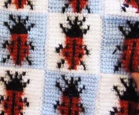 Tunus İşi Battaniye Uğur Böceği Modeli Yapımı